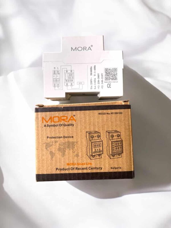 63A 1phase MORA Voltage Protector – Digital Over/Under Voltage Relay - Image 3