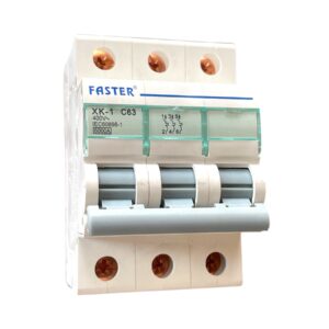 3pole AC faster circuit breaker 63A