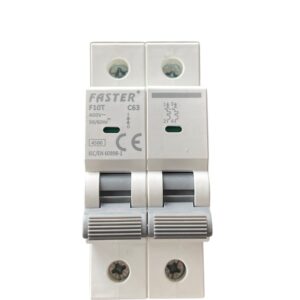 2 pole AC faster circuit breaker 32A and 63