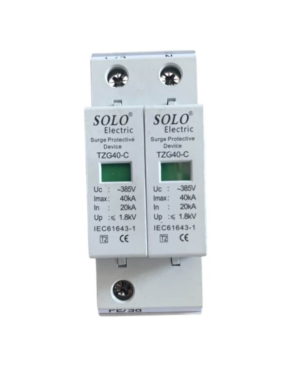 Solo 2pole surge protector 40KV AC