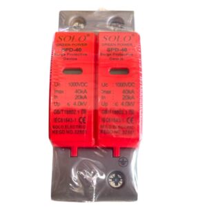 Solo surge protector SPD 2pole Dc 40kv