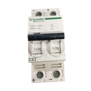 2 pole Dc Schneider circuit breaker 63A and 125 A