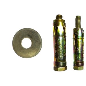 Shahid Rawal Bolt with washer – Heavy-Duty Fastener | Sizes: 1/4", 5/16", 3/8"