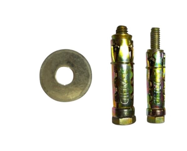 Shahid Rawal Bolt with washer – Heavy-Duty Fastener | Sizes: 1/4", 5/16", 3/8"